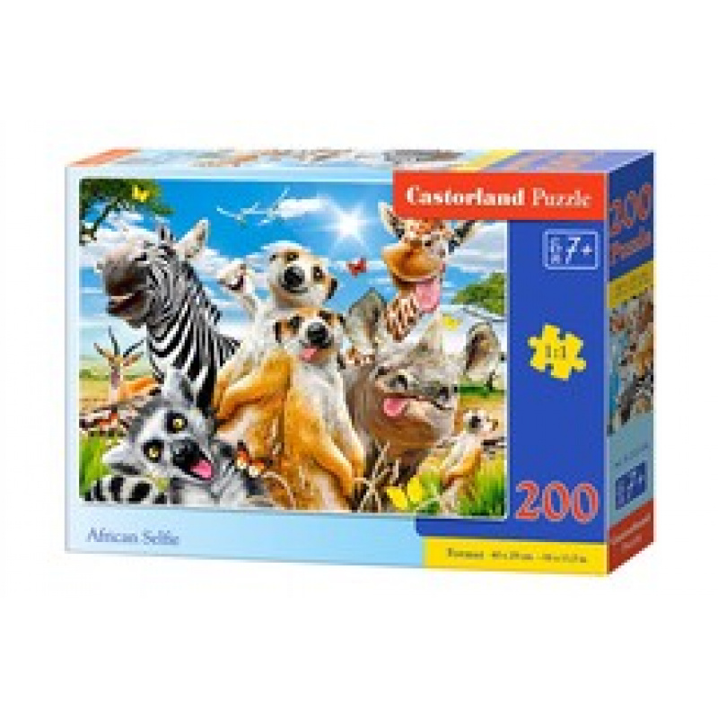 CASTORLAND Puzzle 200 dílků - Afrika