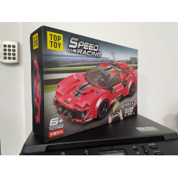 Sada Kostek Sportovní Auto Červené R/C