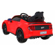 Ford Mustang GT auto na baterie pro děti Červené + Nastavitelné sedadlo + LED audio + EVA + Pomalý start