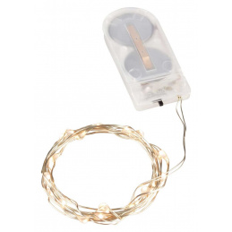 Linder Exclusiv Vánoční řetěz na baterie 30 LED Teplá bílá