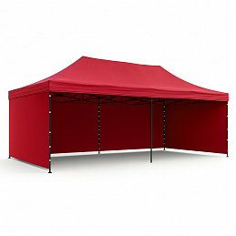 Aga Nůžkový stánek 3x6m Červený 6DAZ520 - II. JAKOST