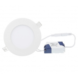 LED panel KRUHOVÝ BRGD0100 vestavný - 120x120x12mm - 6W - 230V - 390Lm - neutrální bílá