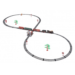 Vláček s funkcí kouře Vintage