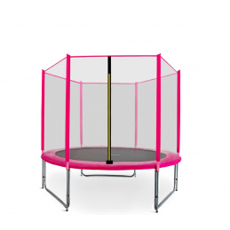 Aga SPORT PRO Trampolína 150 cm Pink + ochranná síť