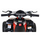 Čtyřkolka Highper na baterie Red 35km/h + Střídavý motor 1000W + Nafukovací kola + Nastavení sedadla