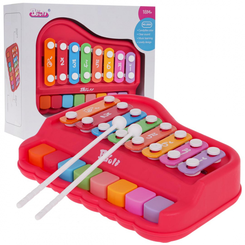 Pianinko Červené Činely