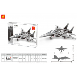 Sada Stavebnic Stíhačka 223ks.