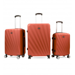Aga Travel Sada cestovních kufrů MR4653 Červená