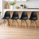 Aga 4x Jídelní židle Černá