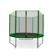 Aga SPORT PRO Trampolína 220 cm Dark Green + ochranná síť