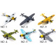 Plastové skládací letadlo BF-109 1:48 ZA2589