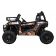 Buggy UTV Off-road pro děti černá + dálkové ovládání + nosič zavazadel + pomalý start + EVA + MP3 LED