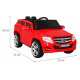 Dětské autíčko City Rider Červené + Dálkové ovládání + Nastavení volantu + Pomalý start + MP3 USB + LED dioda