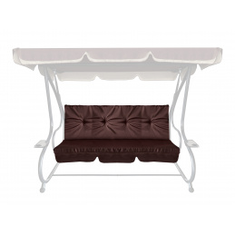 Aga Povlak na podsedák k zahradní houpačce GRANDLUX Tmavě hnědý