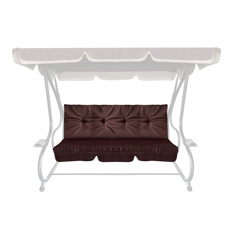 Aga Povlak na podsedák k zahradní houpačce GRANDLUX Tmavě hnědý