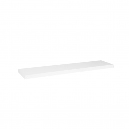 Aga Nástěnná police 80x23,5 cm Bílá