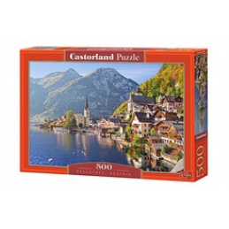 CASTORLAND Puzzle 500 dílků - Hallstatt, Rakousko