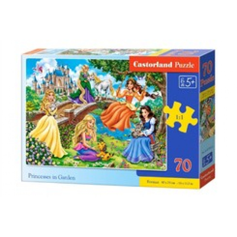 CASTORLAND Puzzle 70 dílků - Princezny v zahradě