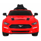 Ford Mustang GT auto na baterie pro děti Červené + Nastavitelné sedadlo + LED audio + EVA + Pomalý start