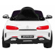 Mercedes Benz GT baterie pro děti Bílá + dálkové ovládání + pomalý start + MP3 LED