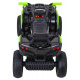 Dětská čtyřkolka ATV Air battery quad Black-Green + nafukovací kola + rádio MP3 + pomalý start