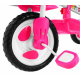 dětské tříkolové kolo Elephant Pink + zvuky + stříška + zábrana + opěrka nohou + rukojeť + ližiny + úložný prostor