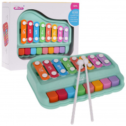 Pianinko Xylofon Zelený
