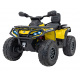 Quad Can Am Outlander ATV s pilotem Žlutý