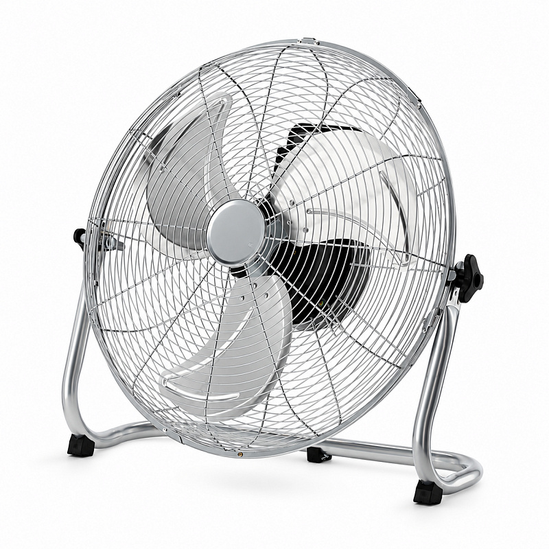 Aga Podlahový ventilátor 50 cm Stříbrný 6DAZ530 - II. JAKOST