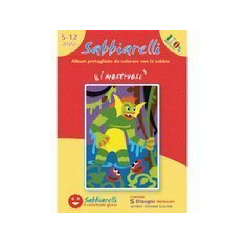 SABBIARELLI Pískové omalovánky Příšerky 5+