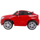 BMW X6M XXL pro 2 děti Červený lak + dálkové ovládání + eko kůže + bezpečnostní pásy + pomalý rozjezd + MP3 + LED
