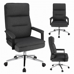 Otočná židle SEGO látka - tmavě šedá