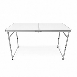 Aga Skládací kempingový stolek 120x60x53/62/70 cm - 6DAZ144 - II. JAKOST