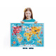 CzuCzu Puzzle Zvířata na mapa světa 60 dílů ZA4163