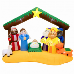 Nafukovací vánoční betlémová dekorace
