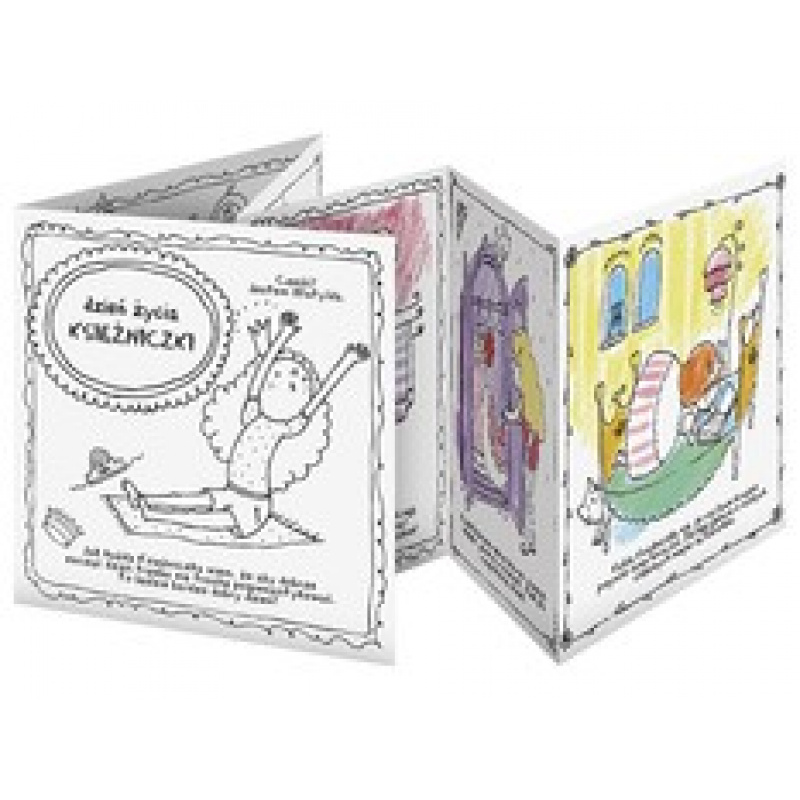 MONUMI Kniha omalovánek - Den v životě princezny 5+