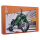 Sada Stavebnic Motocykl Sportovní Zelený 2304ks.