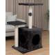 Aga Škrabadlo pro kočky 30x45x70 cm Černé
