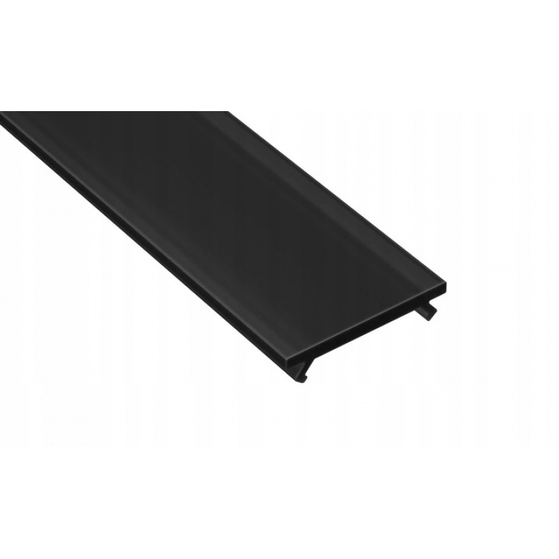 Difuzor PMMA pro LED profil A, B, C, D, Y, Z - 1m - černý