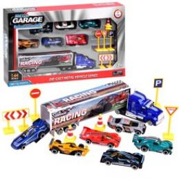 Sada kovových aut 7dílná ZA4005