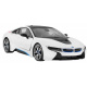 BMW i8 white RASTAR 1:14 model auta na dálkové ovládání + 2,4 GHz dálkové ovládání