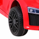 Audi R8 na baterie pro děti Červená + Dálkové ovládání + EVA + Pomalý start + MP3 LED
