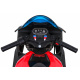 Dětská bateriová motorka BMW HP4 Červená + pomocná kola + pomalý start + EVA + MP3 LED