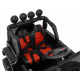 Dětské terénní auto Full Time 4WD Černá + 4x4 + dálkové ovládání + LED audio + úložný prostor