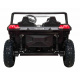 Čtyřmístná bugina ATV RACING UTV2000 s li-ion baterií Bílá