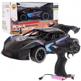 Autíčko Kovové Speed 1:20 R/C Černé Autíčko Kovové Speed 1:20 R/C Černé