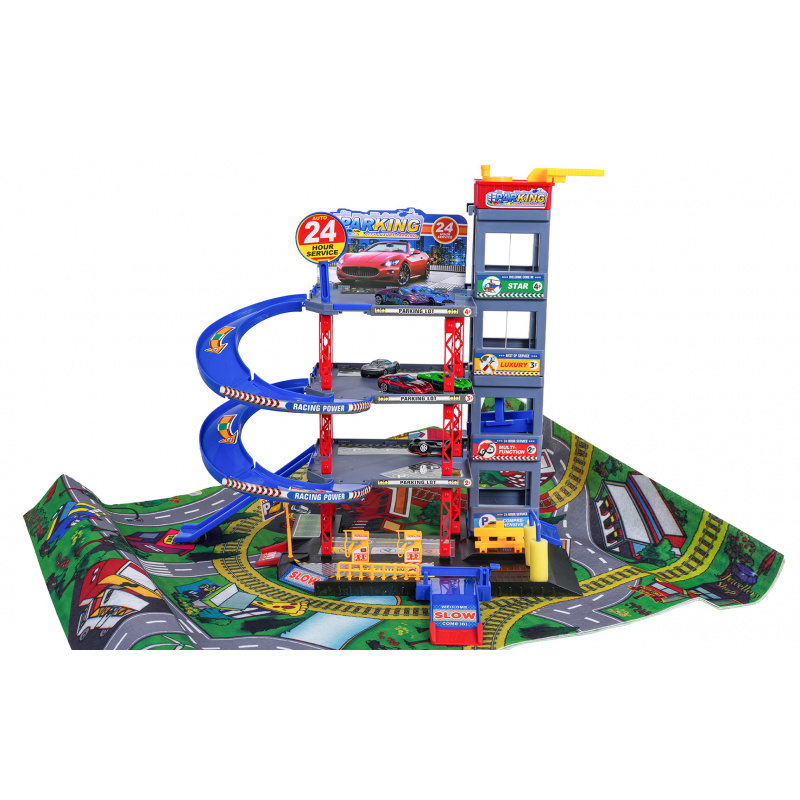 MEGA Víceúrovňové Parkoviště s Podložkou + Příslušenství