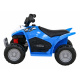 Čtyřkolka Honda 250X TRX s baterií Modrá + klakson + LED + eko kůže