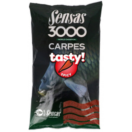 Sensas Krmítková směs 3000 Carp Tasty Spicy 1kg