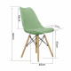 Aga 4x Jídelní židle MR2035 Zelená